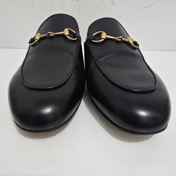 Gucci Princetown Horsebit Leather Mules, Black (Size 38) With Box - Picture 11 of 14